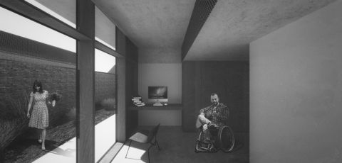 INSIDE ROOM BW