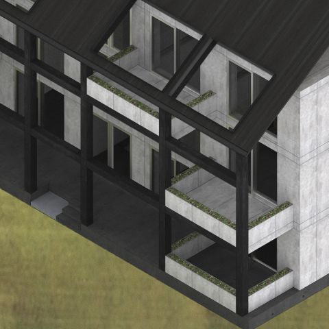 FACADE DETAIL AXO